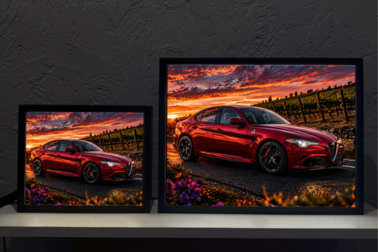 Alfa Romeo Giulia Quadrifoglio Prezent Lampka Nocna ObrazoLampka 1