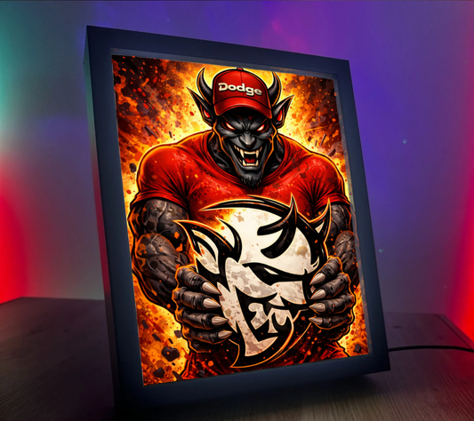 ObrazoLampka Logo Dodge 1