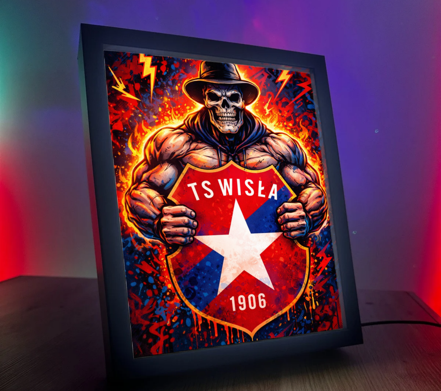 Obrazo Lampka Wisła Kraków 3