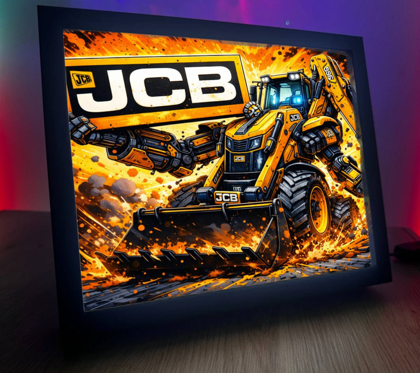 ObrazoLampka Robot JCB 1