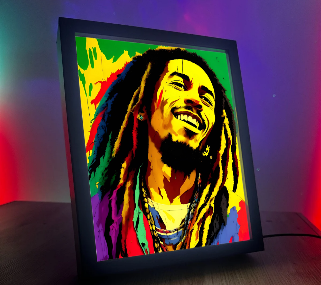 Obrazo lampka Bob Marley