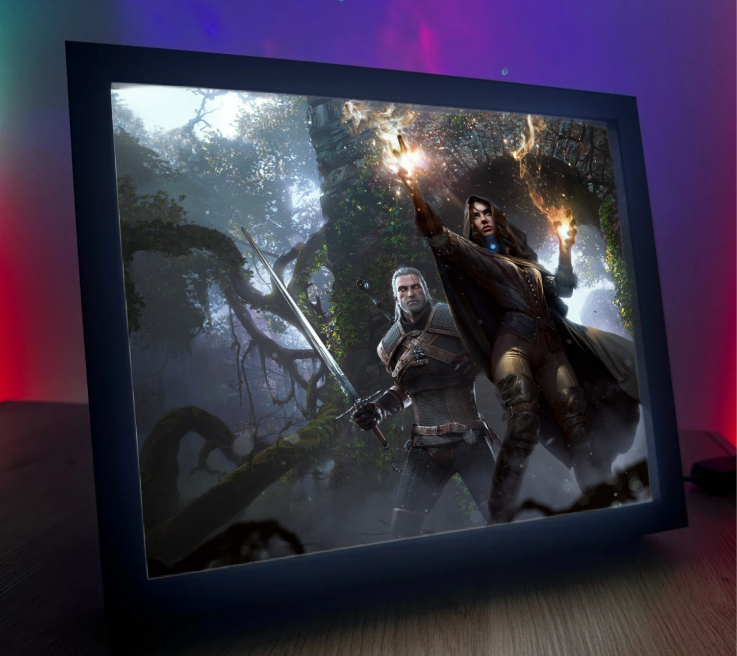 Obrazo Lampka Wiedźmin The Witcher pomysł na prezent 2