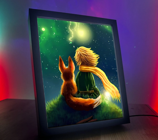 Obrazo lampka Mały Książe pomysł na prezent 2