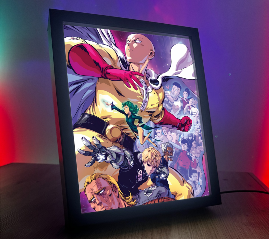 Obrazo-lampka One Punch Man 3