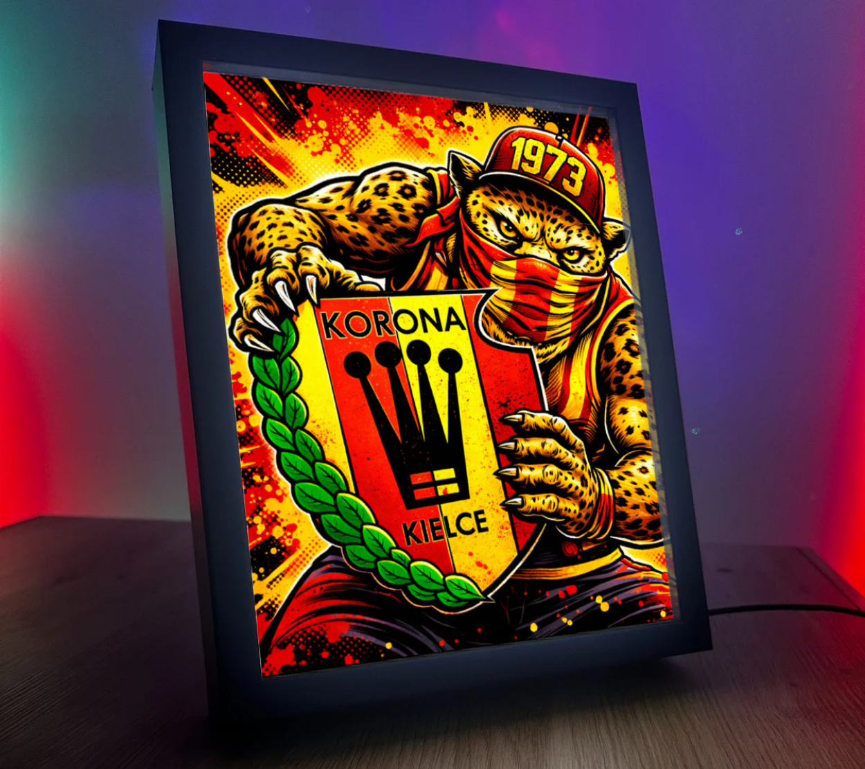 Obrazo Lampka Korona Kielce 4