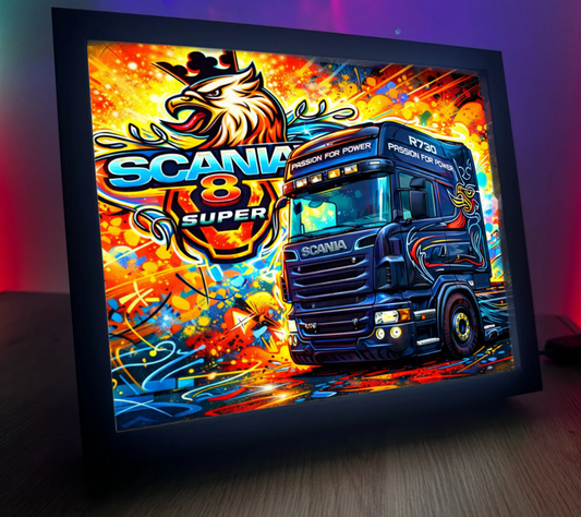 ObrazoLampka Scania V8 2