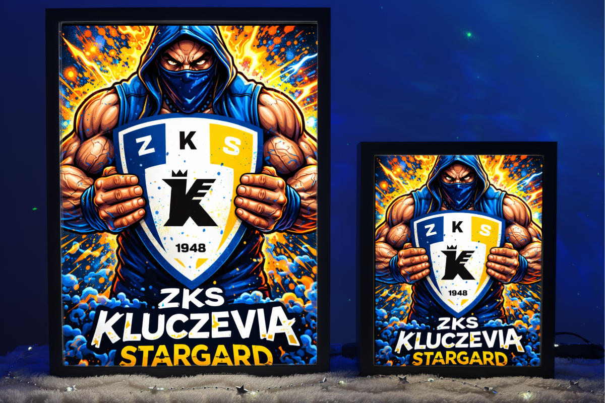 ObrazoLampka Prezent dla Kibica ZKS Kluczewia Stargard 1