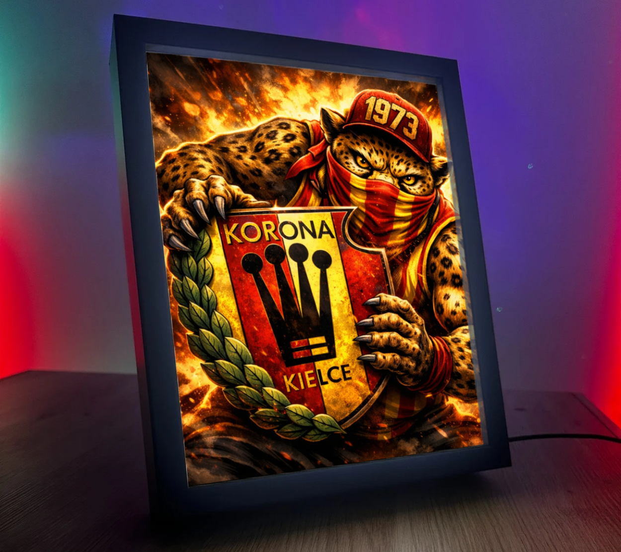 Obrazo Lampka Korona Kielce 5