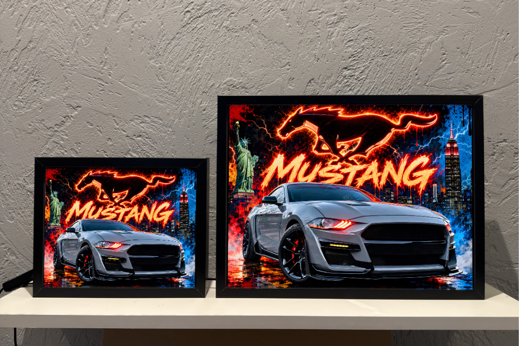 Ford Mustang Prezent dla Faceta Lampka Nocna ObrazoLampka 2