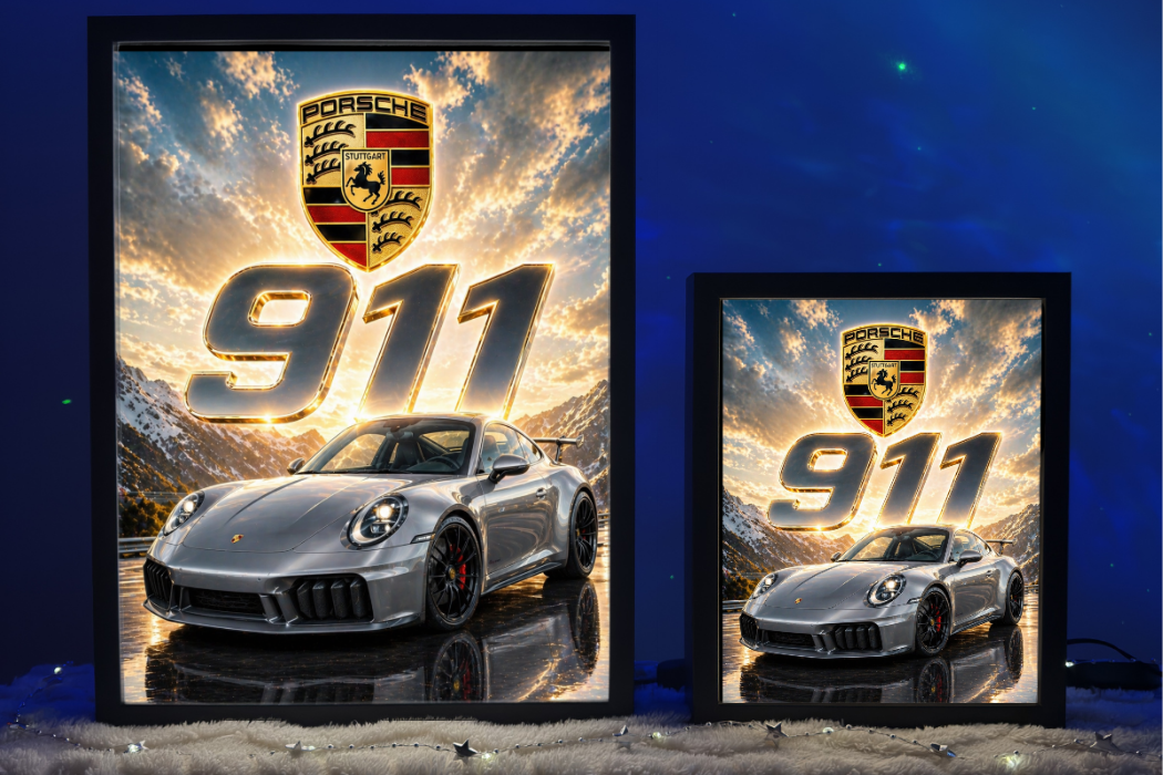 Porsche 911 Obrazo Lampka Nocna Na Prezent 1