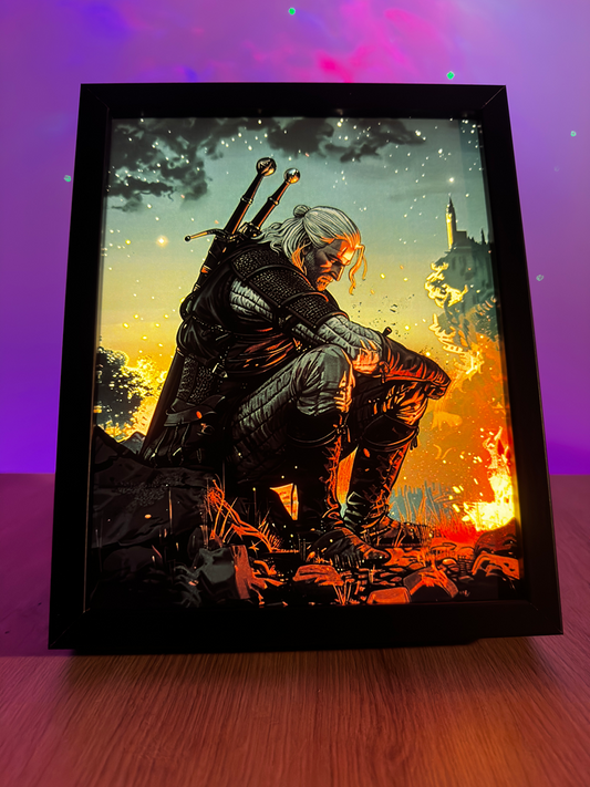 Obrazo Lampka Geralt z Rivi