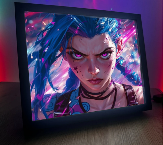 Obrazo lampka pomysł na prezent Jinx Arcane LoL League of Legends 7