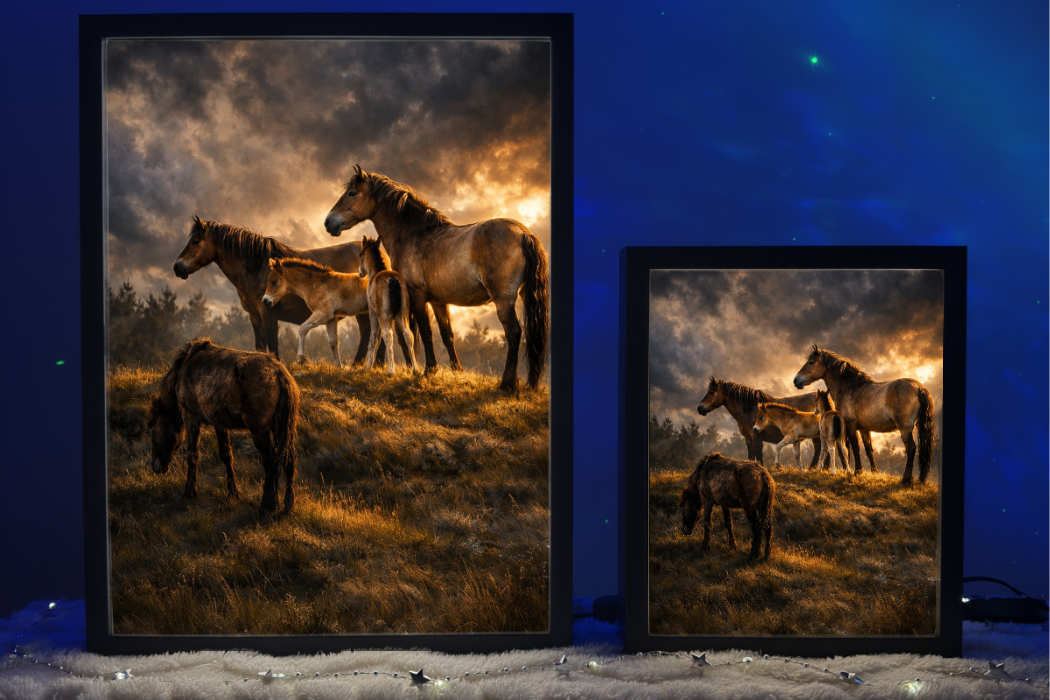 ObrazoLampka Prezent Koń Koniki Horse 12