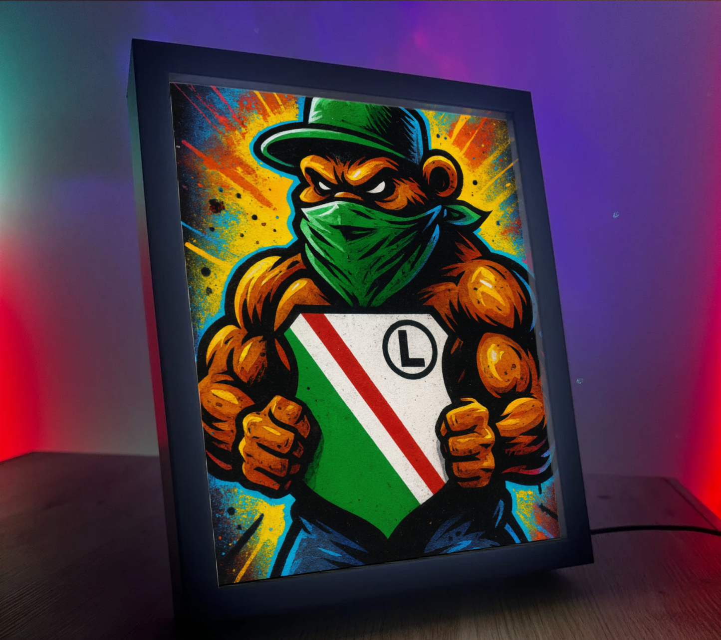 Obrazo Lampka Legia Warszawa 2