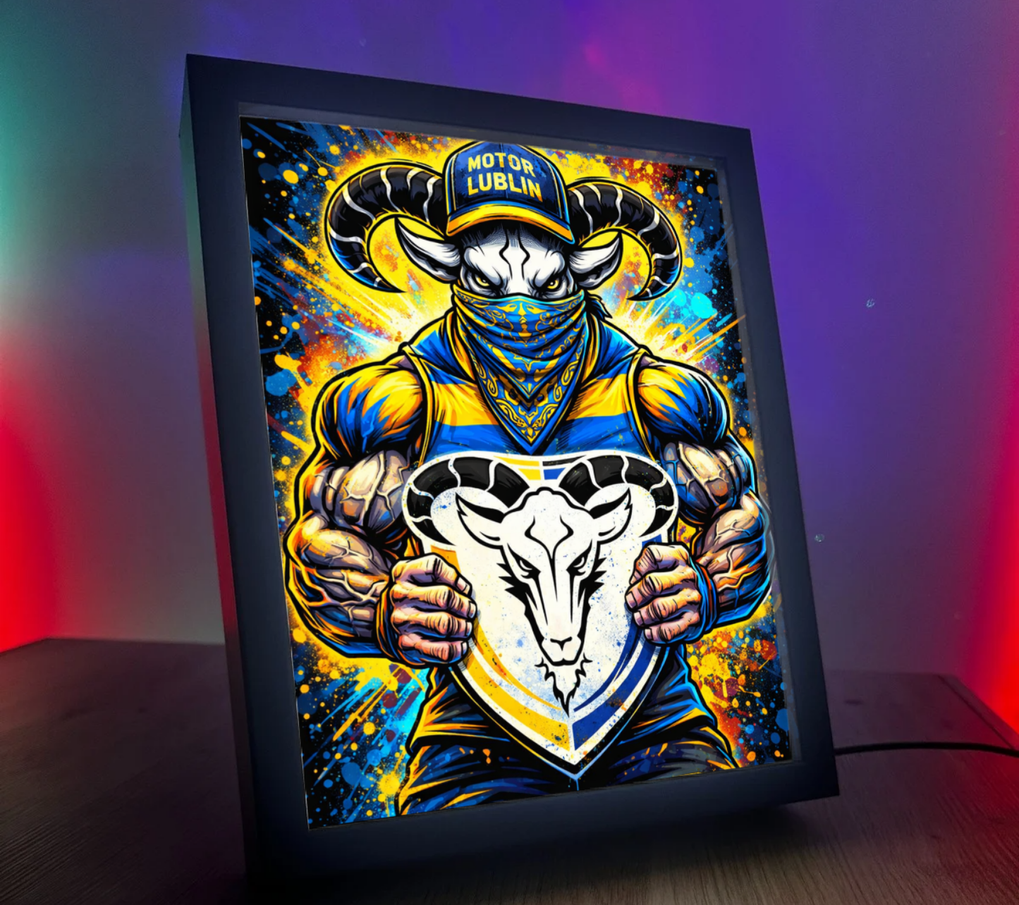 Obrazo Lampka Motor Lublin Żużel 1