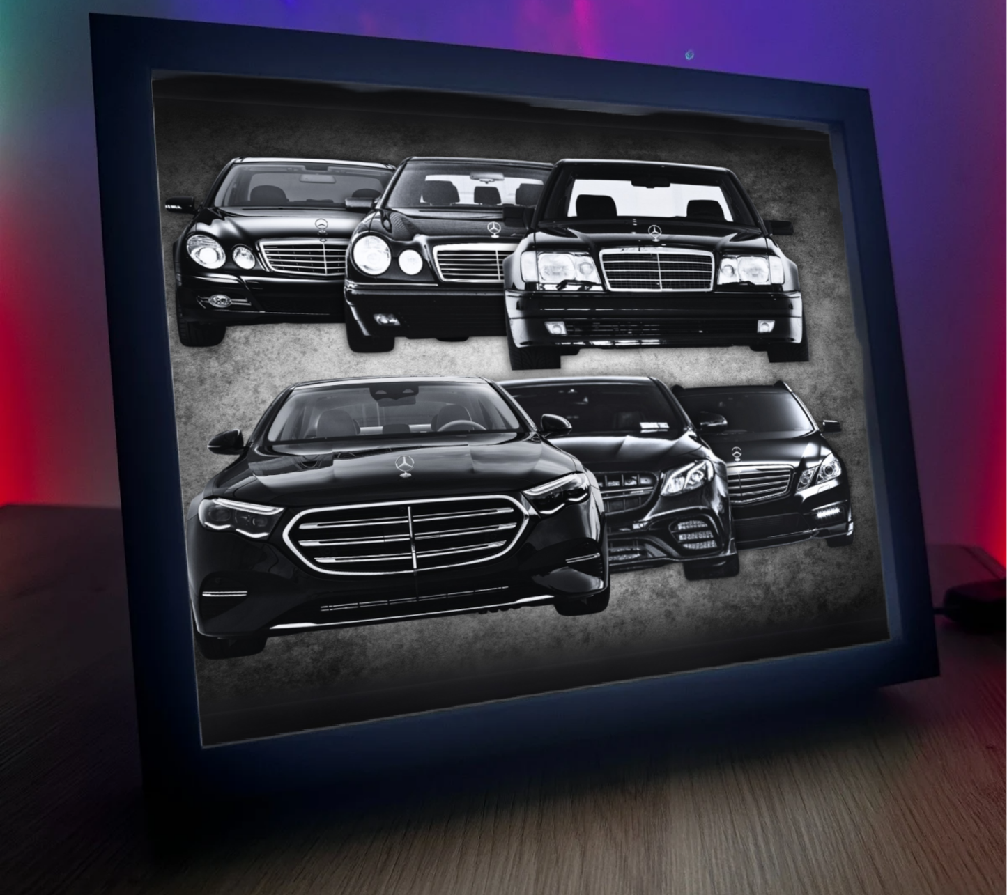 Obrazolampka indywidualna Mercedesy
