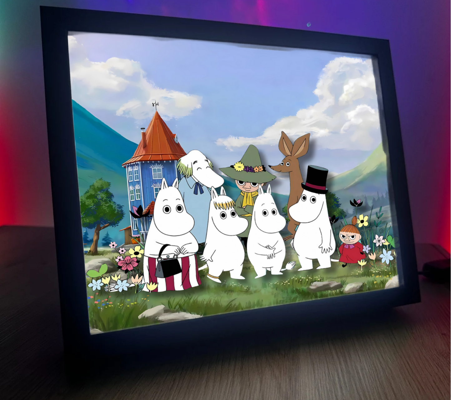 Obrazo-lampka na prezent Muminki 6