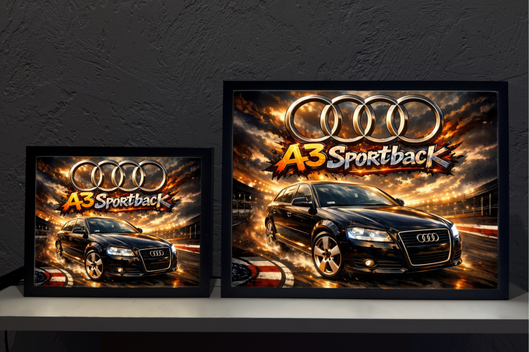 ObrazoLampka Prezent Lampka Nocna Audi A3 Sportback 3