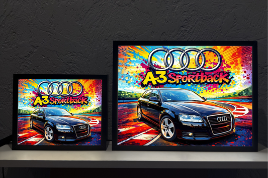 ObrazoLampka Prezent Lampka Nocna Audi A3 Sportback 2