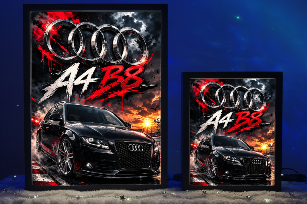 ObrazoLampka Prezent Lampka Nocna Audi A4 B8 1
