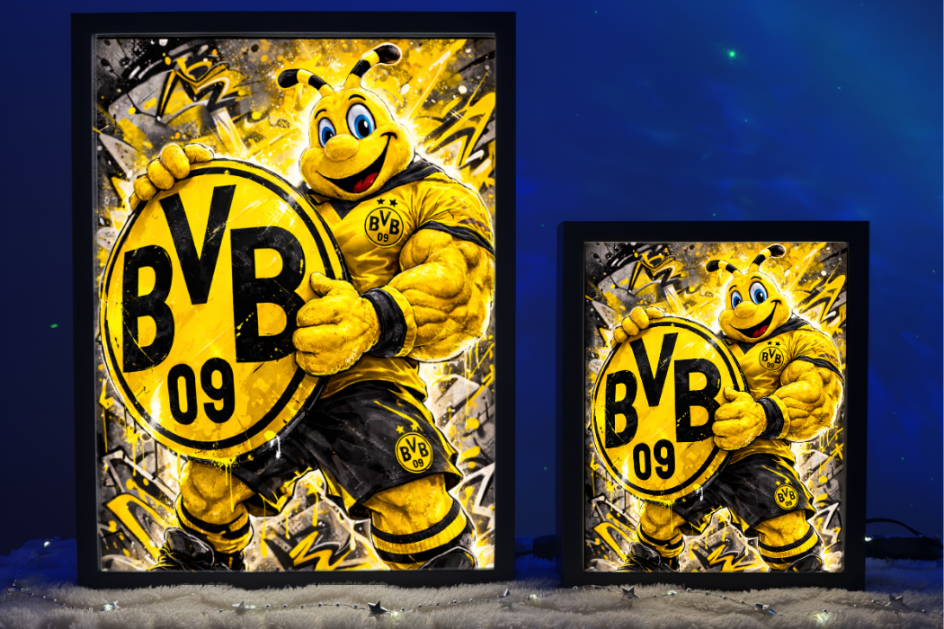 ObrazoLampka Prezent dla Kibica Borussia Dortmund BVB Emma 2