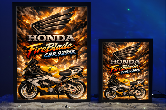 Honda CBR 929rr FireBlade Lampka Nocna Pomysł na Prezent ObrazoLampka 3