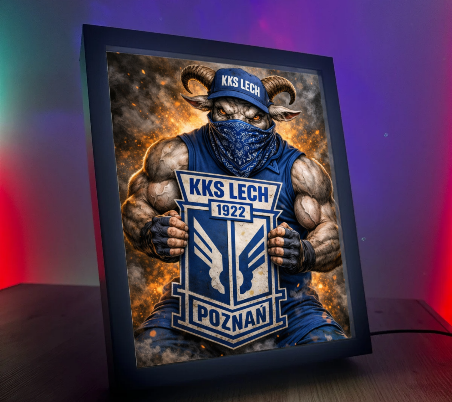 Obrazo Lampka KKS Lech Poznań 3