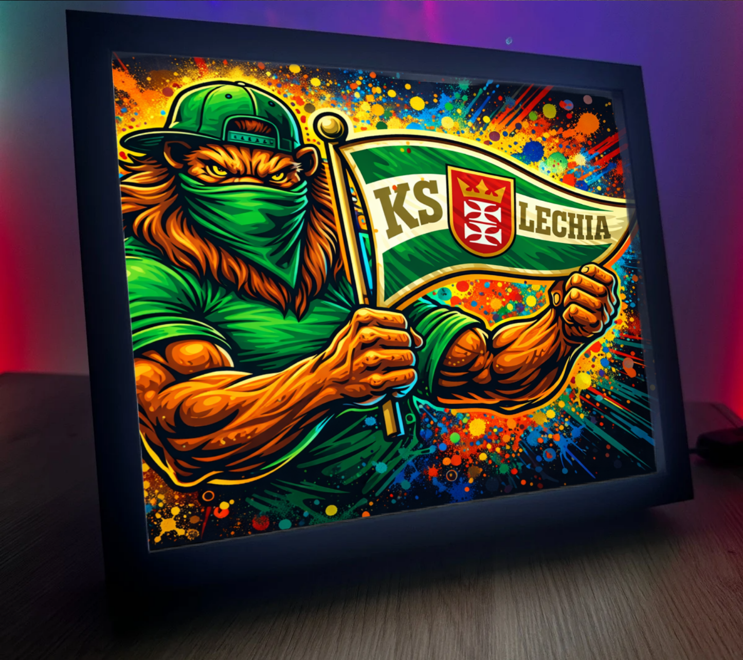 Obrazo Lampka KS Lechia Gdańsk 3