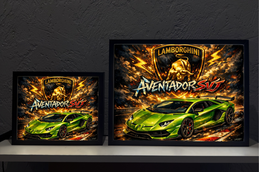 ObrazoLampka Prezent Lampka Nocna Lamborghini Aventador SVJ 2