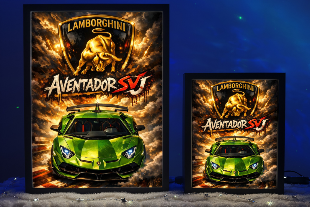 ObrazoLampka Prezent Lampka Nocna Lamborghini SVJ 1
