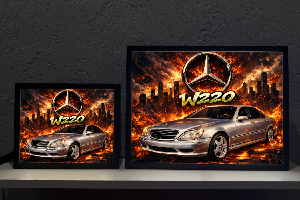 ObrazoLampka Prezent Lampka Nocna Mercedes S W220 1