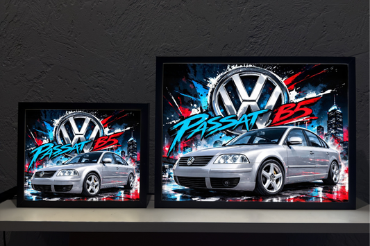 ObrazoLampka VW Passat B5 Srebrny 1