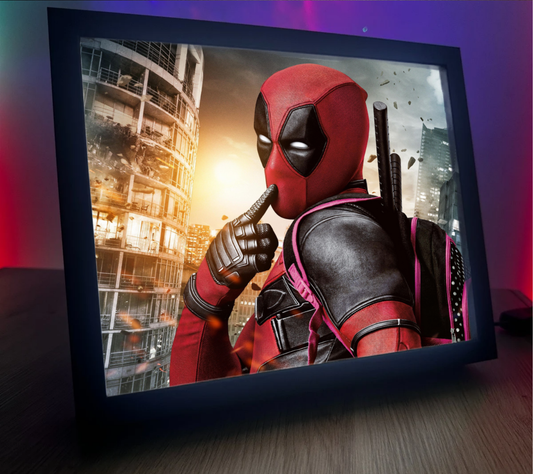 Obrazo-lampka pomysł na prezent Deadpool 6