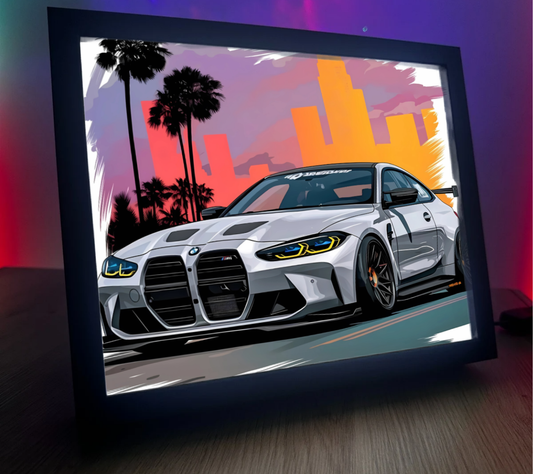 Obrazolampka Na prezent BMW dla fana marki obraz jak lampka