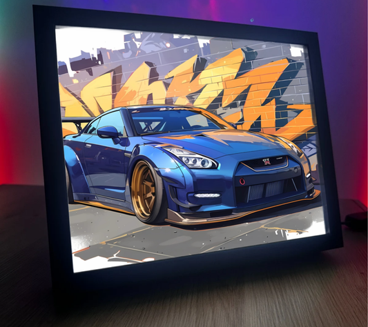 Obrazolampka Na prezent Nissan GTR