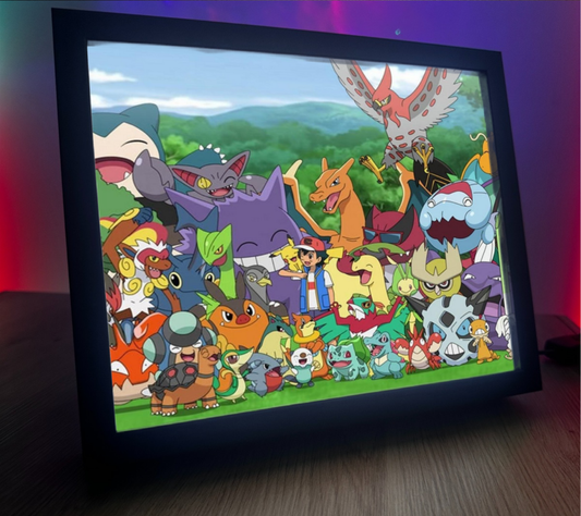 Obrazo lampka pomysł na prezent Pokemon 14