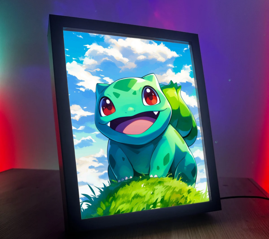 Obrazo lampka pomysł na prezent Pokemon 4