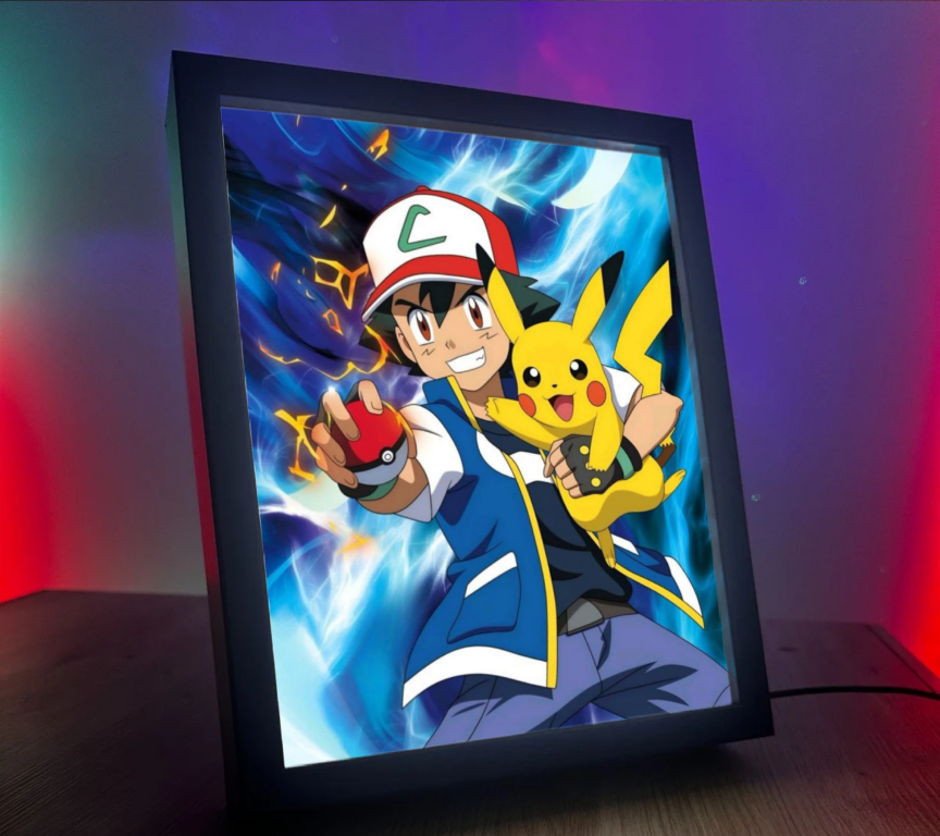 Obrazo lampka pomysł na prezent Pokemon 8