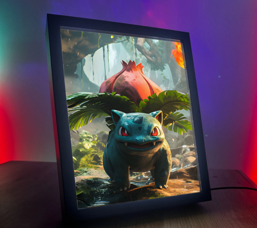 Obrazo lampka pomysł na prezent Pokemon 9