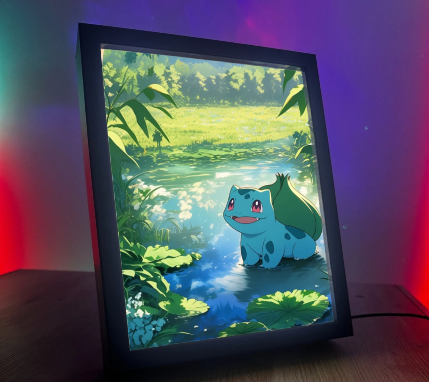 Obrazo lampka pomysł na prezent Pokemon 10