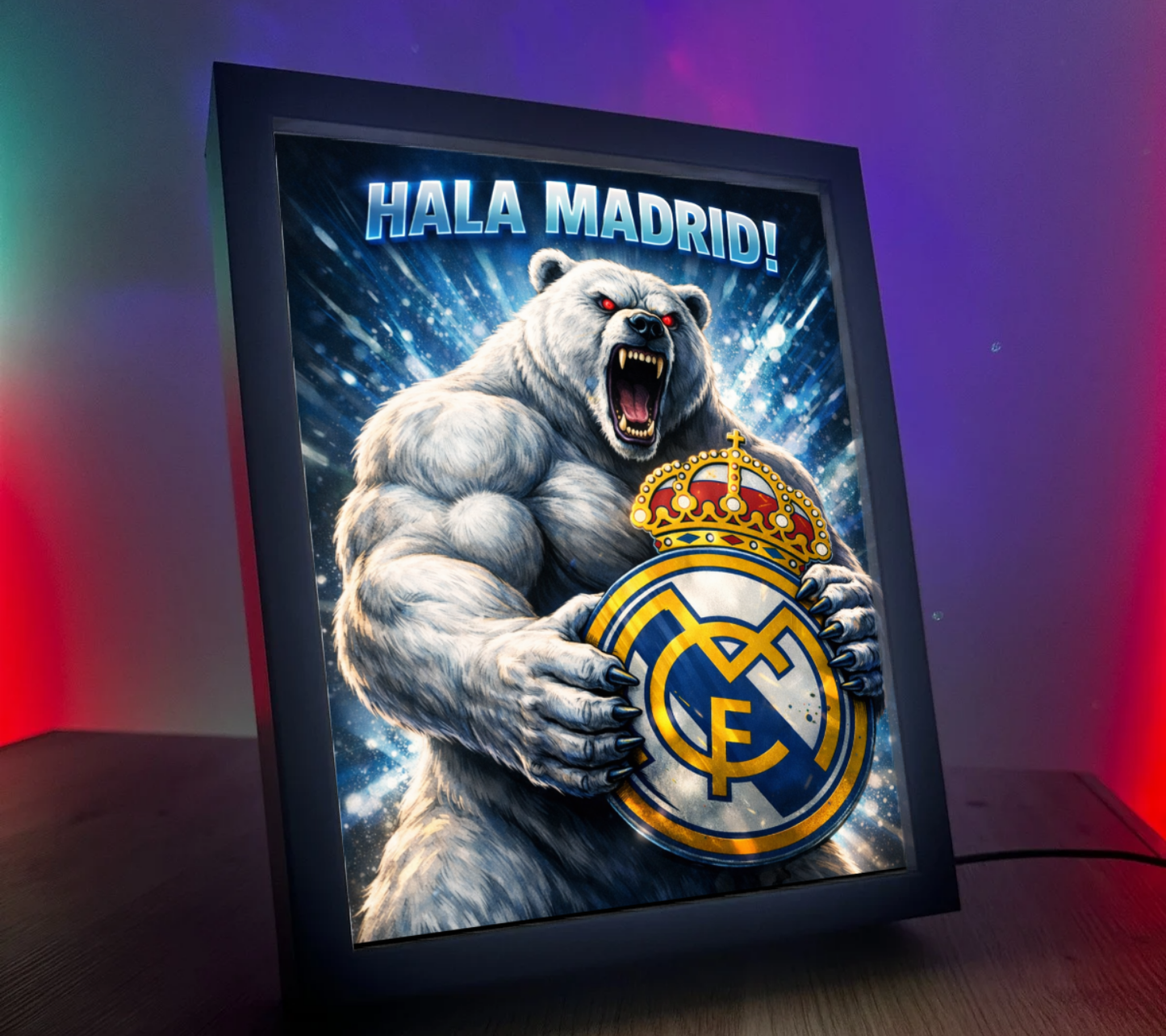 ObrazoLampka Real Madryt HALA MADRID 3