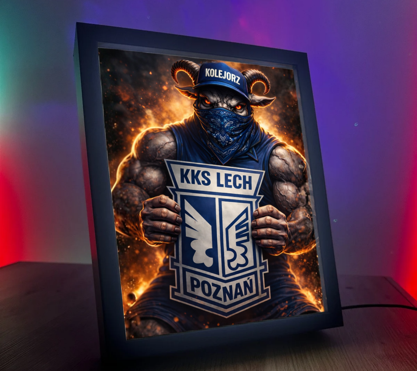 Obrazo Lampka KKS Lech Poznań 9