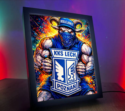 Obrazo Lampka KKS Lech Poznań 8