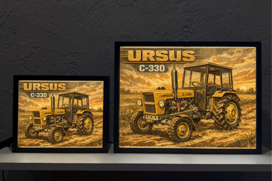 ObrazoLampka Traktor Ursus C-330 C330 Retro 1