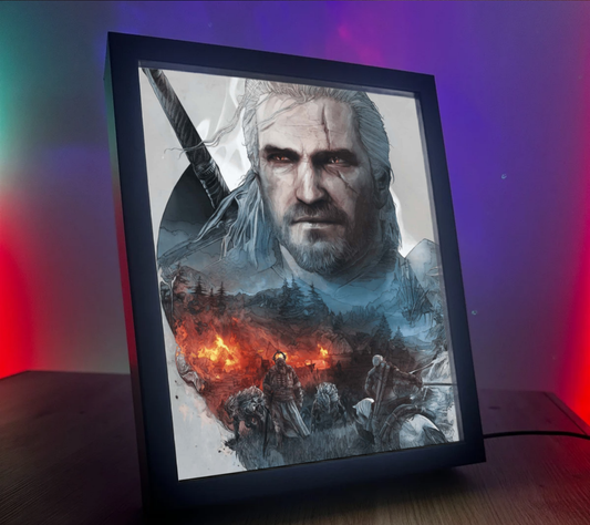 Obrazo Lampka Wiedźmin The Witcher pomysł na prezent 8