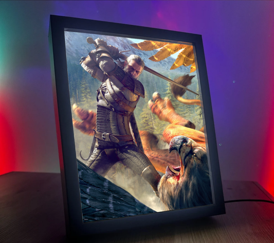 Obrazo Lampka Wiedźmin The Witcher pomysł na prezent 9