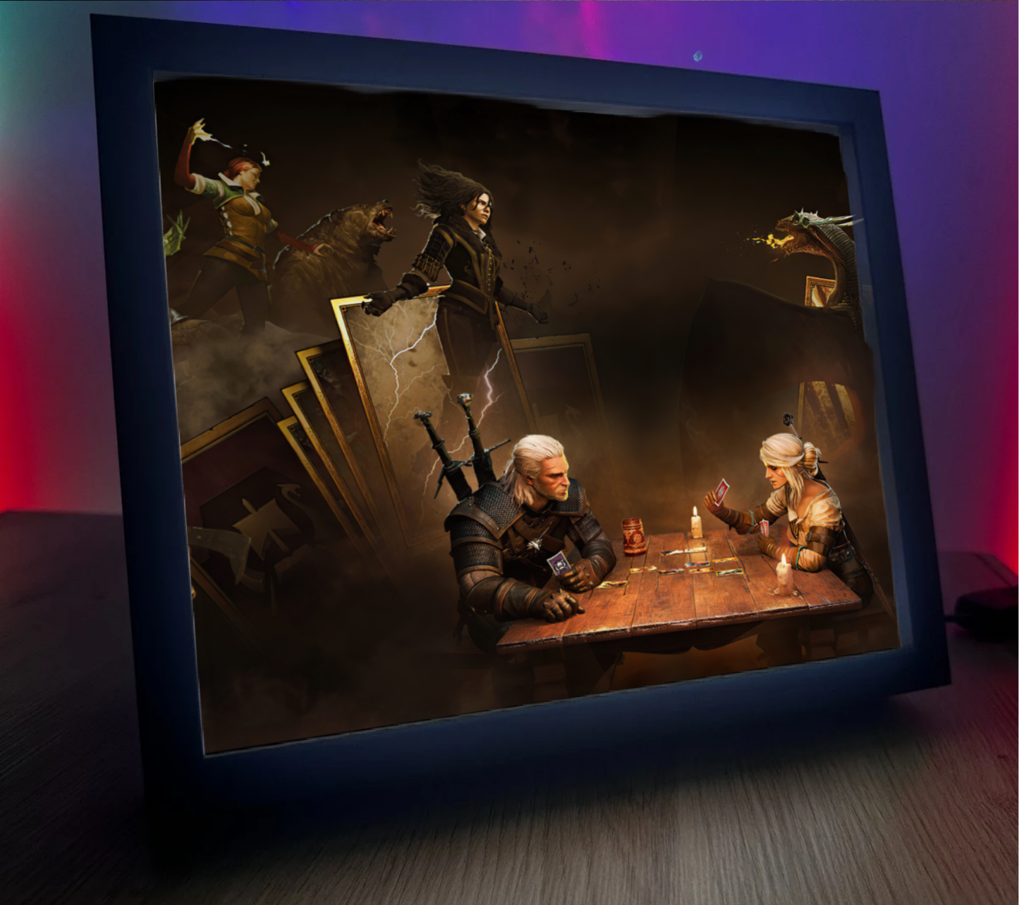 Obrazo Lampka Wiedźmin The Witcher pomysł na prezent 21