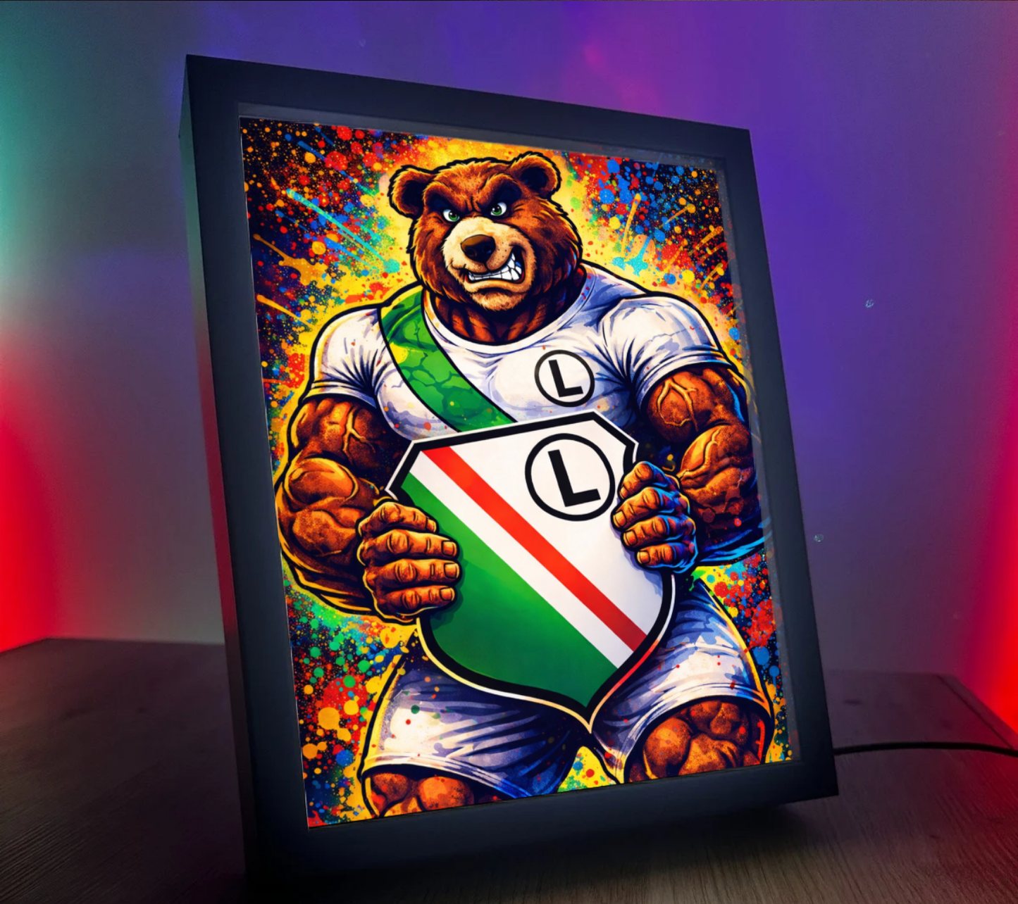 Obrazo Lampka Legia Warszawa 5