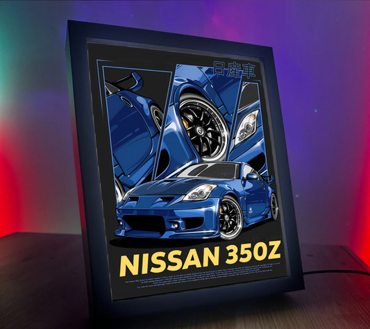 Obrazolampka Na prezent Nissan 350z plakat