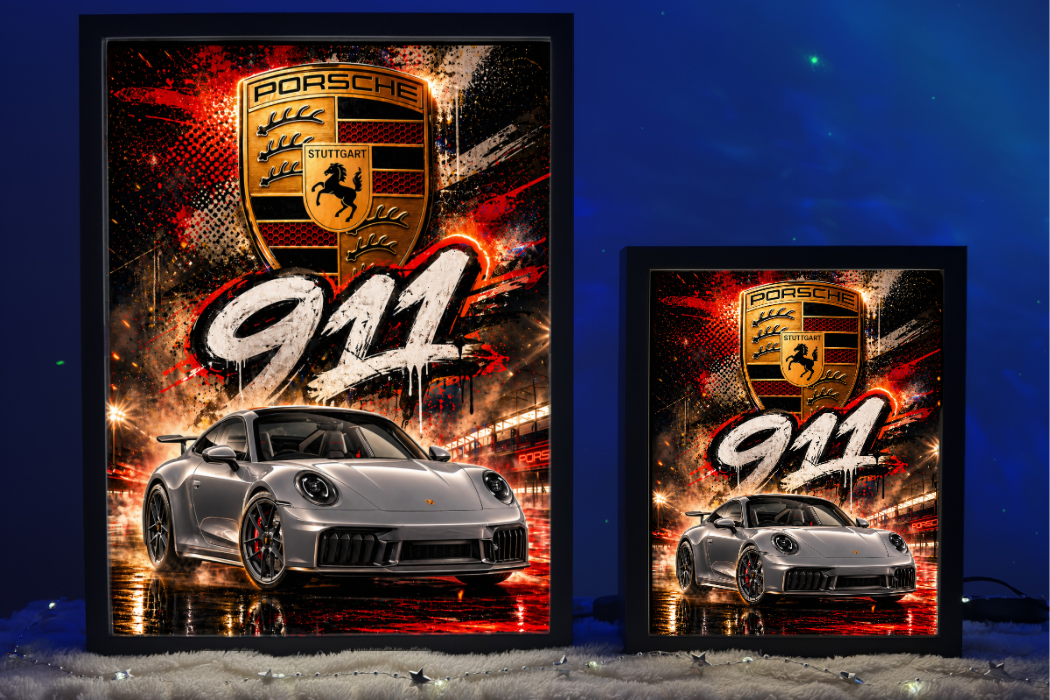 Porsche 911 Obrazo Lampka Nocna Na Prezent 2